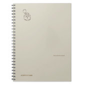 Ink Pot-Forgotten Archive- Minimalist photo  ノートブック (正面)