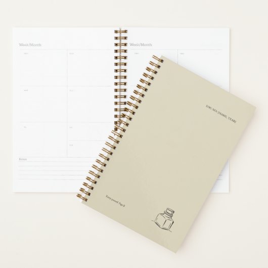Ink Pot Minimalist Book Lover planner  プランナー手帳 (ディスプレー)