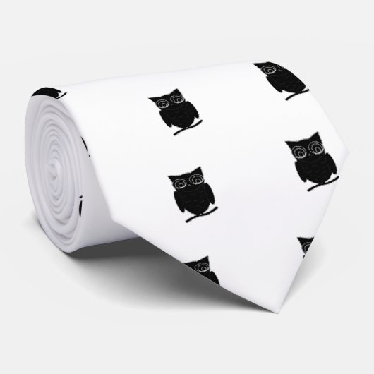 Inkblot Owl ネクタイ (ロール)