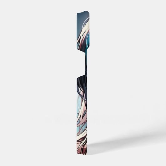 Inked Anime Girl iPhoneCase iPhoneケース (右側面)