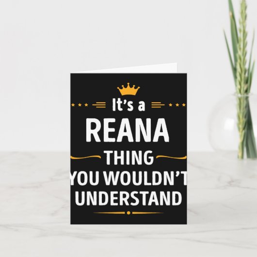 Inked Creation - リアナだからわかる特別なもの カード (正面)