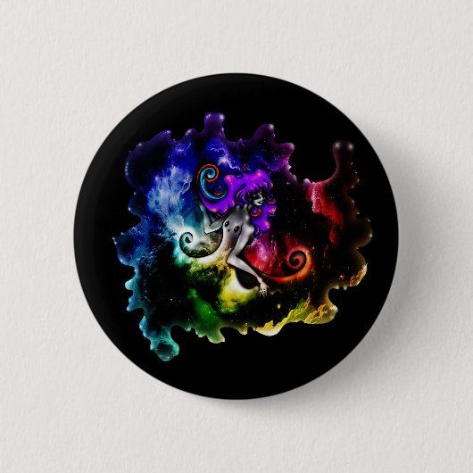 Inked Creation Button 缶バッジ (正面)