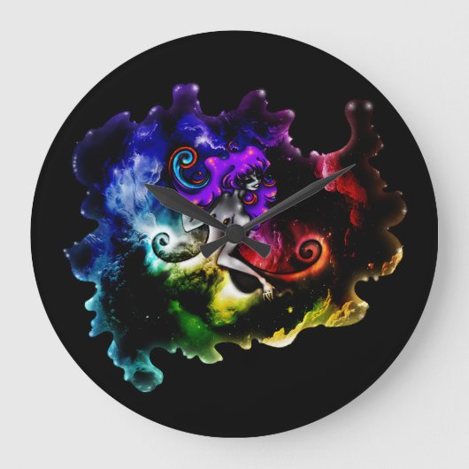 Inked Creation Clock ラージ壁時計 (正面)