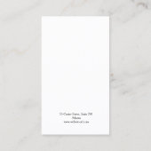 Inked Poppiesロゴイヤリングディスプレイ名刺 名刺 (裏面)