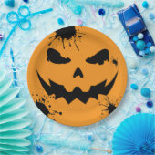 Inked Pumpkin ペーパープレート (パーティー)