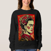 InkPunkアイコン: Frida Kahlo スウェットシャツ (正面)