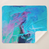 inks in waterabstract, acrylic, art, artistic, bac シェルパブランケット (正面(横))