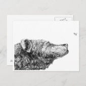 Inkspot著くまの必要 ポストカード (正面/裏面)