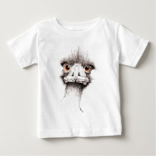 Inkspot著エミュー ベビーTシャツ