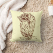 Inkspot著Scopsフクロウ クッション (ブランケット)