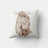 Inkspot著Scopsフクロウ クッション (裏面)