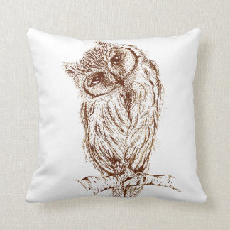 Inkspot著Scopsフクロウ クッション