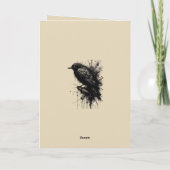 Inkstorm Crow Silence Before the Caw カード (裏面)