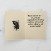 Inkstorm Crow Silence Before the Caw カード (内部)