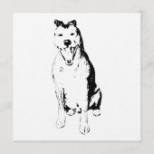 Inkstroke Lively Form 招待状 (正面)