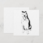 Inkstroke Lively Form 招待状 (正面/裏面)