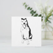 Inkstroke Lively Form 招待状 (スタンド正面)