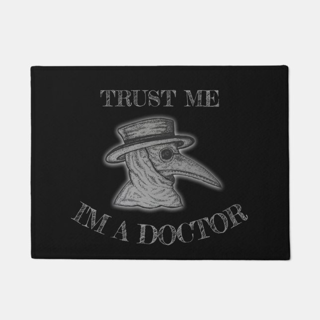 Inktober: ペストの医者 ドアマット (正面)