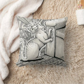 Inktober 2018日22 -プリンセスの子猫 クッション (ブランケット)