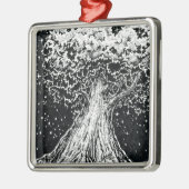 Inktober 2018日8 – 星空の木 メタルオーナメント (左)