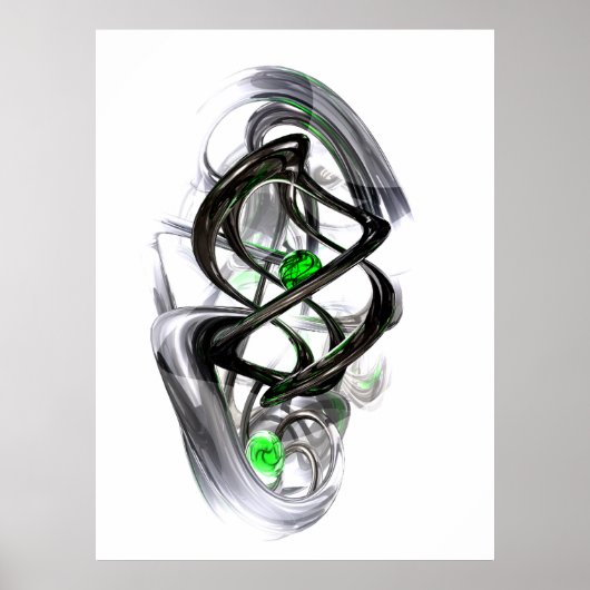 Inkwell抽象芸術ポスター ポスター (正面)