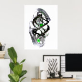 Inkwell抽象芸術ポスター ポスター (ホームオフィス)