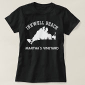 Inkwell Beach, Oak Bluffs, Martha's Vineyard, MA V Tシャツ (デザイン正面)
