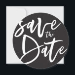 Inkyスクリプトの日付の保存 セーブザデート<br><div class="desc">inkyスクリプト日付をモノクロ保存する日付結婚式招待状。白黒だが背景色は変更できる。</div>