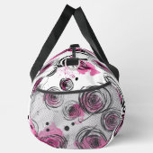 Inky花びらのシームレスなパターン ダッフルバッグ (右)