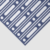 Inky Blue 1 Bone Inlay Border Dots Decoupage Paper 薄葉紙 (詳細)