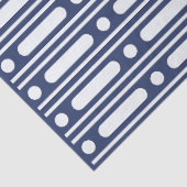 Inky Blue 1 Bone Inlay Dot Border Decoupage Paper 薄葉紙 (詳細)