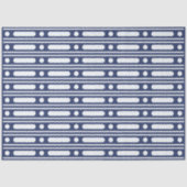 Inky Blue 1 Done Inlay Dot Border Decoupage Paper 薄葉紙 (正面)