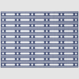 Inky Blue 1 Done Inlay Dot Border Decoupage Paper 薄葉紙