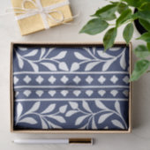 Inky Blue 1 Traditional Bone Inlay Decoupage Paper 薄葉紙 (ギフト)