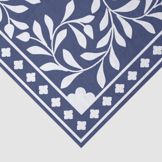 Inky Blue 1 Traditional Bone Inlay Decoupage Paper 薄葉紙 (詳細)