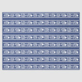 Inky Blue 2 Floral Bone Inlay decoupage 薄葉紙 (正面)