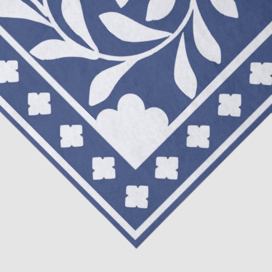 Inky Blue 2 Traditional Bone Inlay Decoupage Paper 薄葉紙 (詳細)