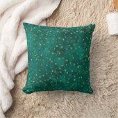 Inky Stars Throw Pillow クッション (ブランケット)