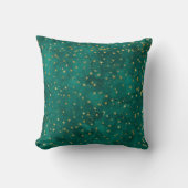 Inky Stars Throw Pillow クッション (正面)