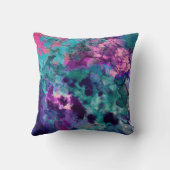 Inky Waterカラー抽象芸術コズミック絵画カラー クッション (裏面)
