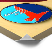 Inlet Beach Manasquan New Jersey Eastern Air Lines ポスター (角)