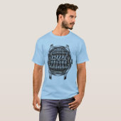 Inline Six Skeleton Engine Watch Tシャツ (正面フル)