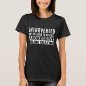 Inline Skating - Introverted Tシャツ (正面)