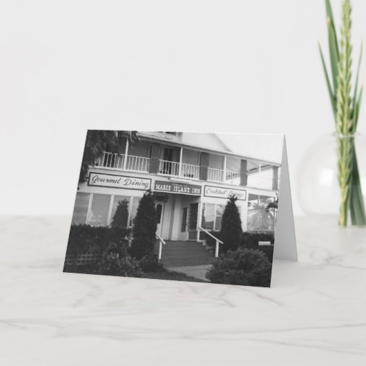 InnのMarcoの島、フロリダビルCollier's大尉の カード (正面)