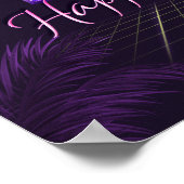 Inna名Vorname lila retroポスターGeburtstag ポスター (角)