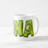 Inna Name Kiwi Style Tasse Teetasse Kaffeetasse コーヒーマグカップ (正面右)