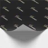 Inna white gold Handwriting Geschenkpapier ラッピングペーパー (角)