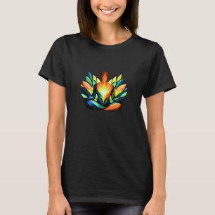 Inner Balance Silhouette グラフィックTシャツ モダン Tシャツ