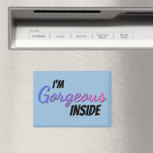 Inner Beauty I'm Gorgeous Inside マグネット (インサイチュ (食洗機))