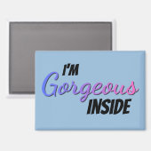 Inner Beauty I'm Gorgeous Inside マグネット (正面/裏面)
